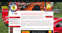Desktop Screenshot of ferrariclubofamerica.org